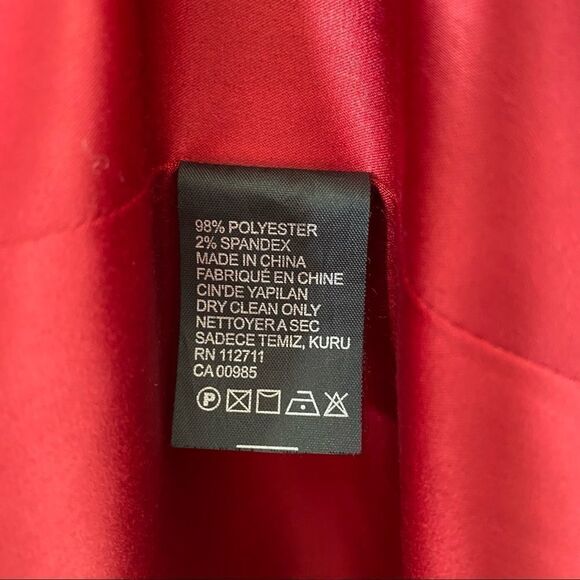 Jay Godfrey - Krooger Deep V Cut Out Mini Dress Red (Size:10) - Picture 11 of 12